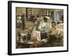 The First Wounded, London Hospital, 1914-Sir John Lavery-Framed Giclee Print