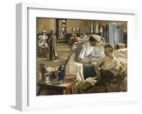 The First Wounded, London Hospital, 1914-Sir John Lavery-Framed Giclee Print