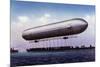 The First Zeppelin, LZ.1, Makes Its Maiden Flight Over the Bodensee-null-Mounted Art Print