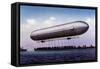 The First Zeppelin, LZ.1, Makes Its Maiden Flight Over the Bodensee-null-Framed Stretched Canvas