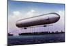 The First Zeppelin, LZ.1, Makes Its Maiden Flight Over the Bodensee-null-Mounted Art Print