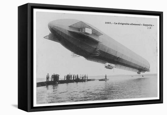 The First Zeppelin Lz-I on the Bodensee-null-Framed Stretched Canvas