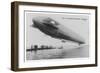 The First Zeppelin Lz-I on the Bodensee-null-Framed Art Print