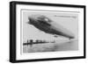 The First Zeppelin Lz-I on the Bodensee-null-Framed Art Print