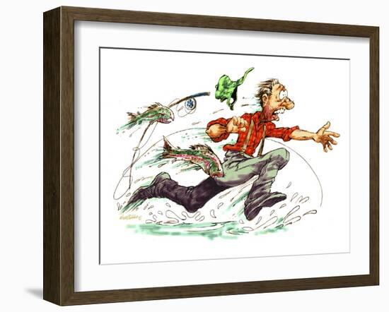 The Fish are Biting-Nate Owens-Framed Giclee Print