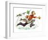 The Fish are Biting-Nate Owens-Framed Premium Giclee Print