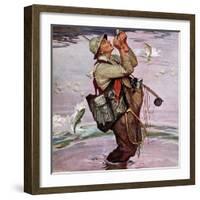 "The Fish are Jumping", May 19, 1951-Mead Schaeffer-Framed Giclee Print