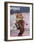 "The Fish are Jumping" Saturday Evening Post Cover, May 19, 1951-Mead Schaeffer-Framed Giclee Print