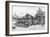 The Fish Drying Barn at Scheveningen, c.1882-Vincent van Gogh-Framed Premium Giclee Print