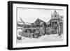 The Fish Drying Barn at Scheveningen, c.1882-Vincent van Gogh-Framed Giclee Print