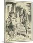 The Fish-Footman, Lewis Carroll-John Tenniel-Mounted Giclee Print