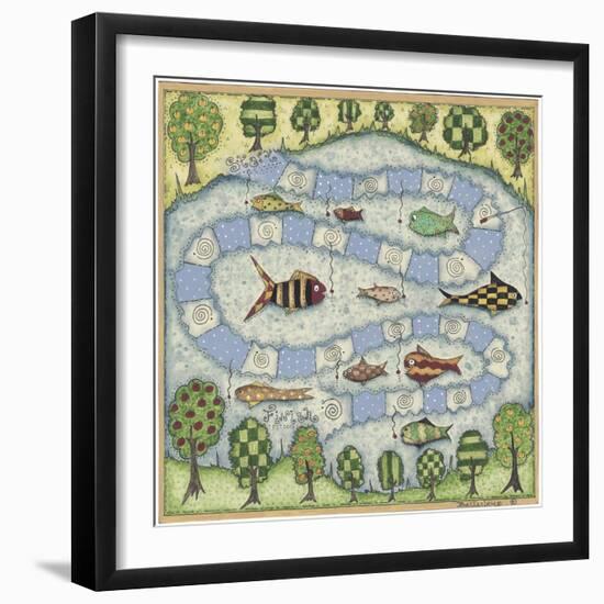 The Fish Game-Robin Betterley-Framed Giclee Print