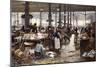 The Fish Hall at the Central Market, 1881-Victor Gilbert-Mounted Giclee Print