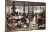 The Fish Hall at the Central Market-Victor Gabriel Gilbert-Mounted Giclee Print