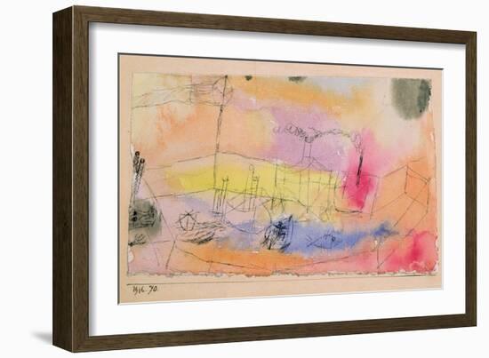 The Fish in the Harbour, 1916-Paul Klee-Framed Giclee Print