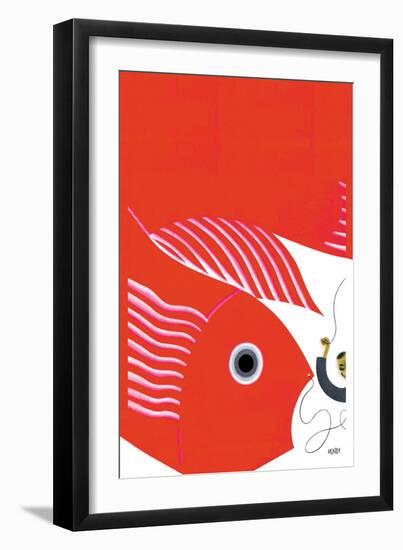 The Fish-Kite No Title-Frank Mcintosh-Framed Art Print