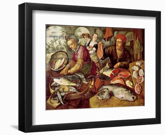 The Fish Market-Joachim Bueckelaer-Framed Giclee Print