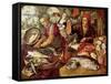 The Fish Market-Joachim Bueckelaer-Framed Stretched Canvas