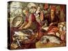 The Fish Market-Joachim Bueckelaer-Stretched Canvas