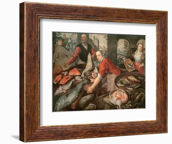 The Fish Market-Joachim Bueckelaer-Framed Giclee Print