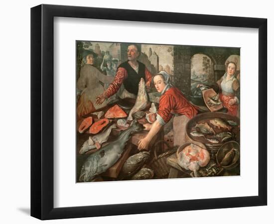 The Fish Market-Joachim Bueckelaer-Framed Giclee Print