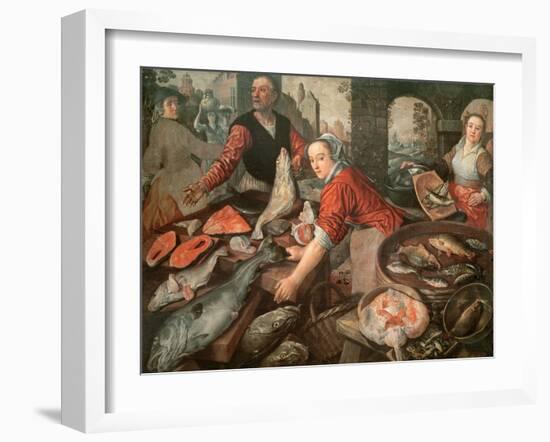 The Fish Market-Joachim Bueckelaer-Framed Giclee Print