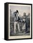 The Fish Seller-Antoine Charles Horace Vernet-Framed Stretched Canvas