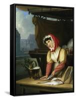 The Fish Seller-Charles Picque-Framed Stretched Canvas