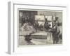 The Fish Supply, Sketches of a Fish-Market-null-Framed Giclee Print