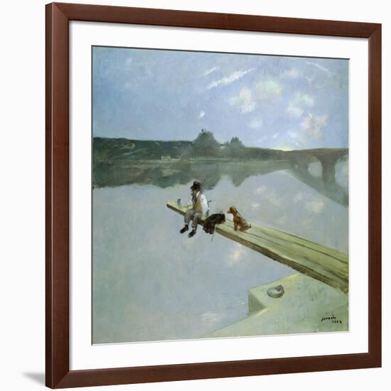 The Fisherman, 1884-Jean Louis Forain-Framed Giclee Print