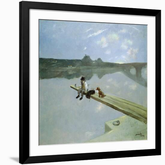 The Fisherman, 1884-Jean Louis Forain-Framed Giclee Print