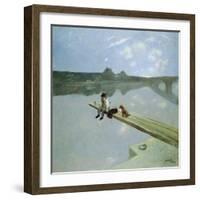 The Fisherman, 1884-Jean Louis Forain-Framed Giclee Print