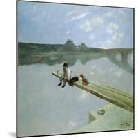 The Fisherman, 1884-Jean Louis Forain-Mounted Giclee Print