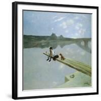 The Fisherman, 1884-Jean Louis Forain-Framed Giclee Print