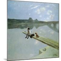 The Fisherman, 1884-Jean Louis Forain-Mounted Giclee Print