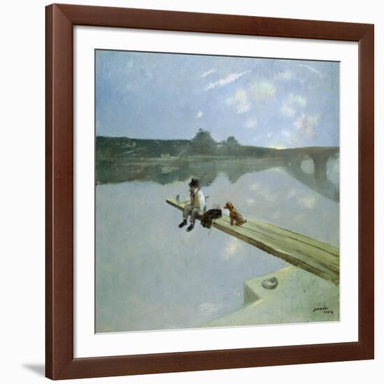 The Fisherman, 1884-Jean Louis Forain-Framed Giclee Print