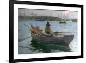 The Fisherman, 1888-89-Henry Scott Tuke-Framed Giclee Print