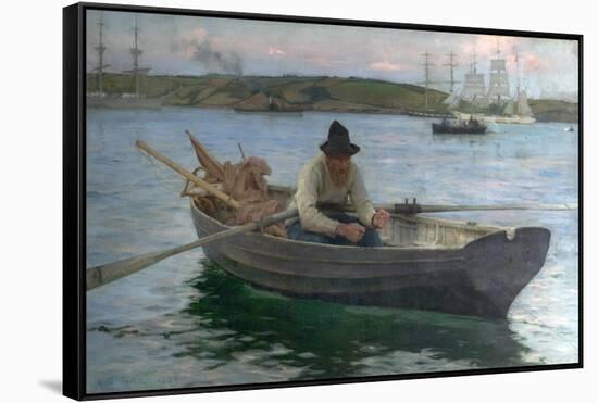 The Fisherman, 1888-89-Henry Scott Tuke-Framed Stretched Canvas