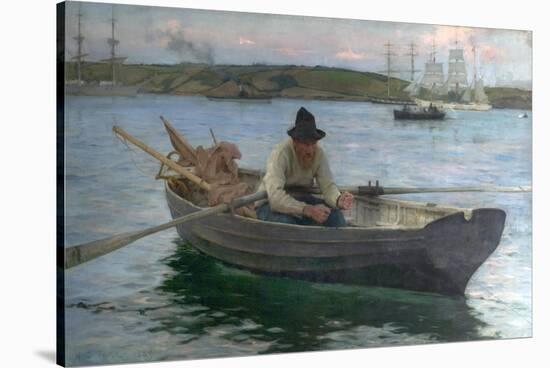 The Fisherman, 1888-89-Henry Scott Tuke-Stretched Canvas