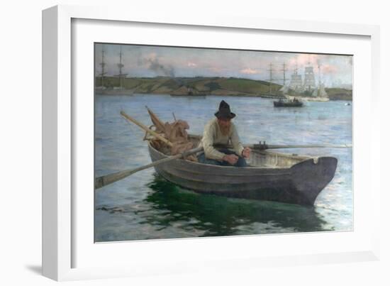 The Fisherman, 1888-89-Henry Scott Tuke-Framed Giclee Print