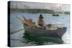 The Fisherman, 1888-89-Henry Scott Tuke-Stretched Canvas