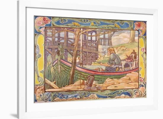 'The Fisherman', 1901-Patten Wilson-Framed Giclee Print