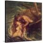 The Fisherman and the Mermaid, 1901-03-Charles Haslewood Shannon-Stretched Canvas