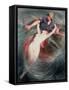 The Fisherman and the Siren-Knut Ekvall-Framed Stretched Canvas