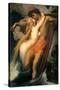 The Fisherman and the Siren-Frederick Leighton-Stretched Canvas