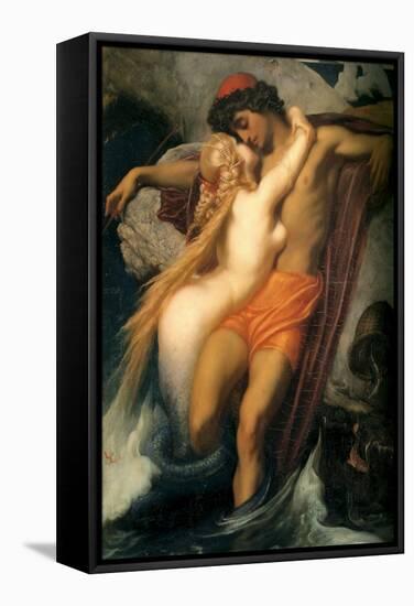 The Fisherman and the Siren-Frederick Leighton-Framed Stretched Canvas