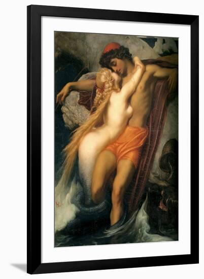 The Fisherman and the Siren-Frederick Leighton-Framed Art Print