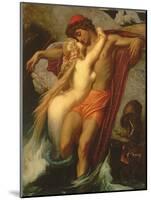 The Fisherman and the Syren: from a Ballad by Goethe, 1857-Frederick Leighton-Mounted Giclee Print