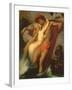 The Fisherman and the Syren: from a Ballad by Goethe, 1857-Frederick Leighton-Framed Giclee Print