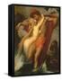 The Fisherman and the Syren: from a Ballad by Goethe, 1857-Frederick Leighton-Framed Stretched Canvas